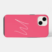 Gemoderniseerde gewone initiaal script vrouwelijk iPhone hoesje (Achterkant horizontaal)