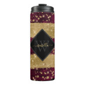 Gemoderniseerde Glitter Script Thermosbeker (Voorkant)