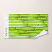 Gemoderniseerde Lucky Green Bamboe Stokken Persoon Bad Handdoek (Handdoek)