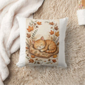 gemoedelijk kaneelkleurig kattenkussen kussen (Deken)
