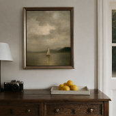 Gemoedelijk Zeilboot Meer Muur Kunst Poster
