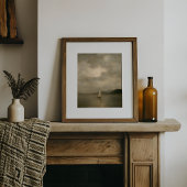 Gemoedelijk Zeilboot Meer Muur Kunst Poster