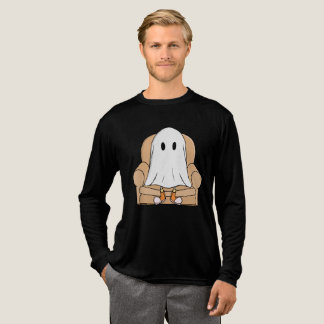 Gemoedelijke Geest die Ontspant in Fauteuil Tri-Blend Shirt