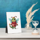 Gemoedelijke Kerst Libel Fotoplaat (Zijkant)