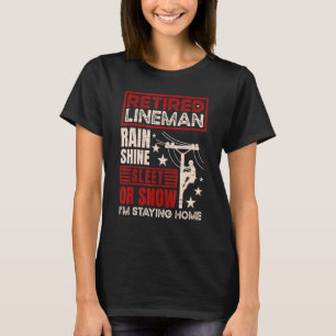 Gemoedelijke regenbui schittert of sneeuw Ik ben s T-shirt
