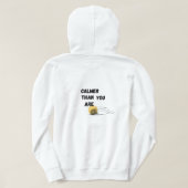 Gemoedelijker dan je bent  hoodie (Design achterkant)