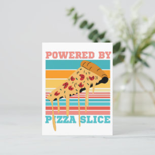 GEMOEDIGD DOOR PIZZA SLICE - PIZZA LOVER BRIEFKAART