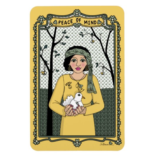 Gemoedsrust_C_4x6 koelkast Magnet Magneet (Verticaal)