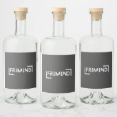 GEMOEDSRUST LIKEURFLES ETIKET (Flessen)