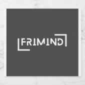 GEMOEDSRUST LIKEURFLES ETIKET (Enkel label)