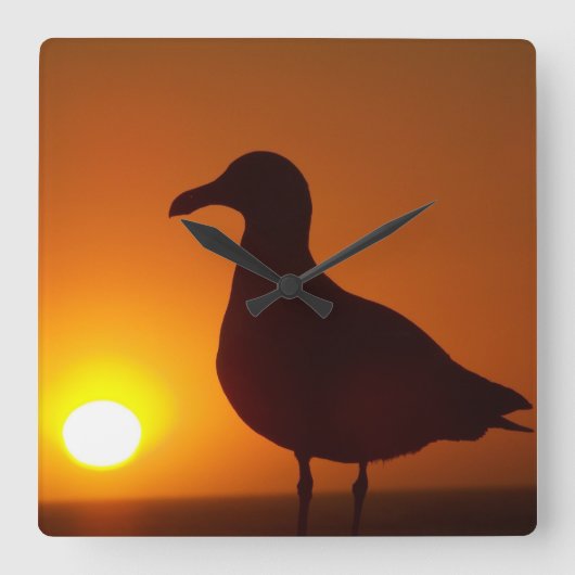 Gemoedsrust_wandklok Vierkante Klok (Voorkant)
