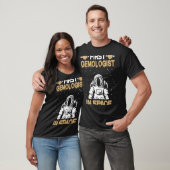 Gemoloog in de ruimte t-shirt (Unisex)