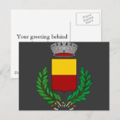 Gemona del Friuli Stemma, Italië Briefkaart (Voorkant / Achterkant)