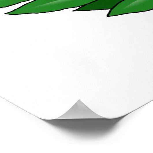 Gemona del Friuli Stemma, Italië Poster (Hoek)