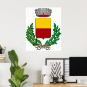Gemona del Friuli Stemma, Italië Poster (Thuiskantoor)