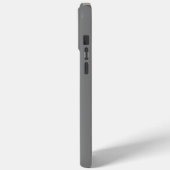 Gemonogrammeerd grijs Case-Mate iPhone case (Achterkant / Links)