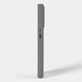 Gemonogrammeerd grijs Case-Mate iPhone case (Achterkant / Rechts)