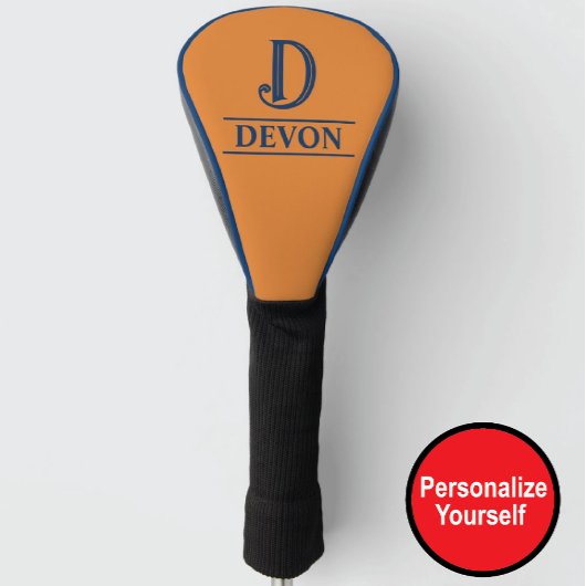 Gemonogrammeerde Golf Head Cover