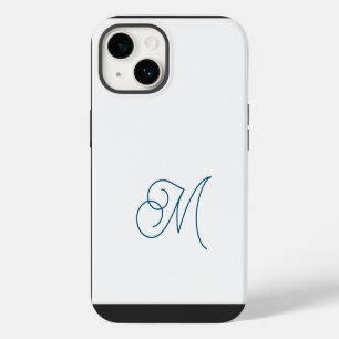 Gemonogrammeerde klassieke script gewone initiaal iPhone 14 hoesje