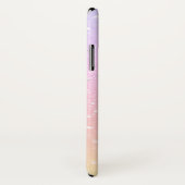 Gemonogrammeerde meisjesachtige glans iriserende g Case-Mate iPhone case (Achterkant / rechts)