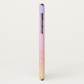 Gemonogrammeerde meisjesachtige glans iriserende g Case-Mate iPhone case (Achterkant/links)