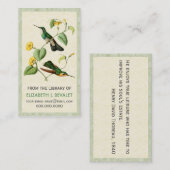 Gemonte Gem Hummingbird Persoonlijke Mediakaarten Visitekaartje (Voorkant / Achterkant)