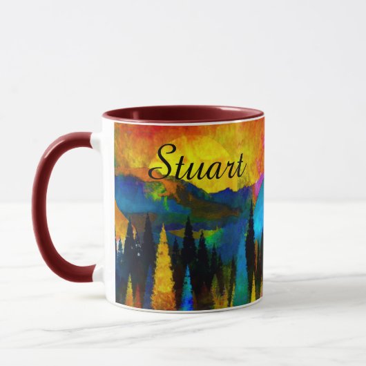 Gemonte zonnemug mok (Links)