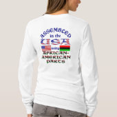 Gemonteerd in de VS met Afro-Amerikaanse Onderdele T-shirt (Achterkant)