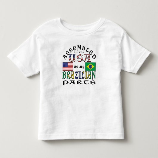 Gemonteerd in de VS met Braziliaanse onderdelen Kinder Shirts (Voorkant)