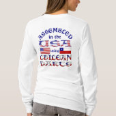 Gemonteerd in de VS met Chileense Onderdelen Dames T-shirt (Achterkant)