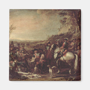 Gemonteerde Dragoons van het huis van de koning, 1 Magneet