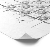 Gemonteerde Knight Poster (Hoek)