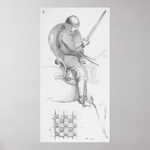 Gemonteerde Knight Poster