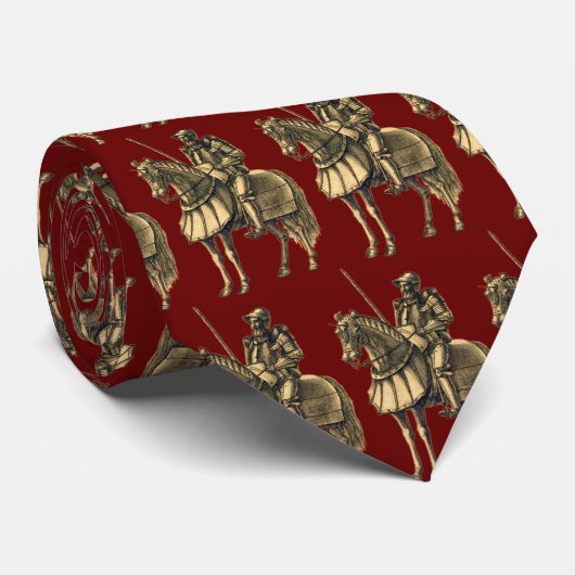 Gemonteerde Knight Stropdas (Opgerold)