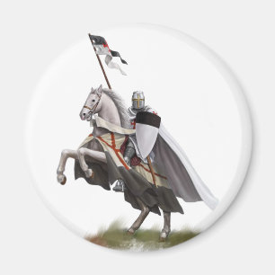 Gemonteerde Knight Templar Magneet