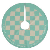 Gemonteerde namen van het Gemengde Groene Controle Kerstboom Rok (Voorkant)