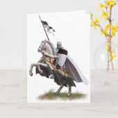 Gemonteerde riddertempel kaart (Gele Bloem)