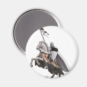 Gemonteerde riddertempel magneet (Voorkant / Achterkant)