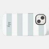 Gemonteerde streep iPhone hoesje (Achterkant horizontaal)