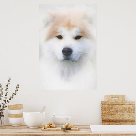 GEMOOIDE DOG "SNEKING" POSTER (Keuken)