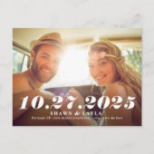 Gemorabele Datum Modern sparen het Briefkaart van  (Voorkant)