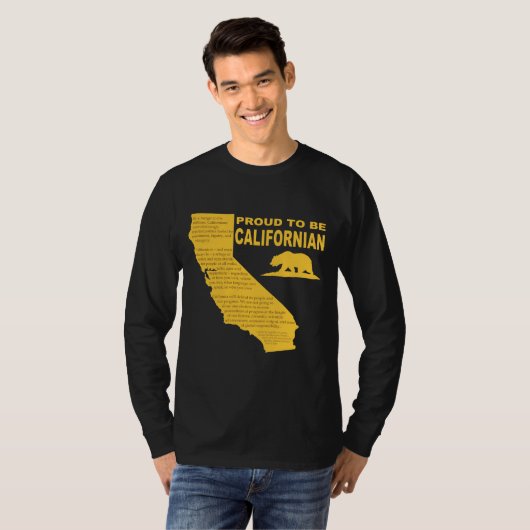 Gemorst om Californische Mannen T-shirt DK met lan (Voorkant volledig)