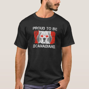 Gemorst om Canadees Hondenliefhebber Canada Roots  T-shirt