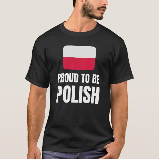 Gemorst om Pools te zijn T-shirt (Voorkant)