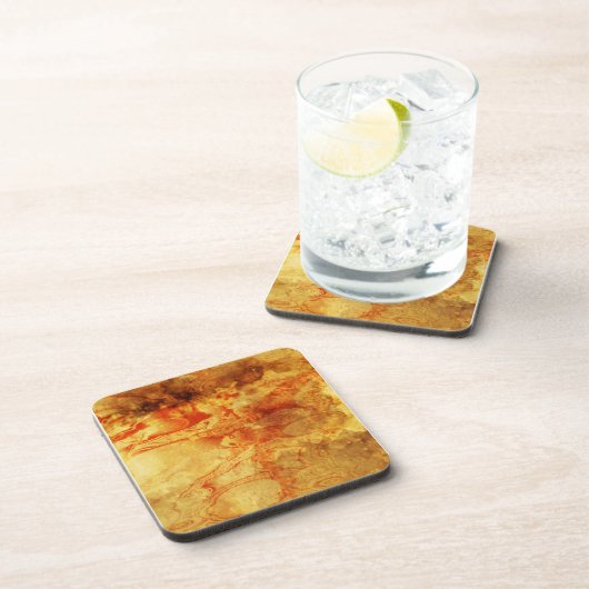  gemorst rood drankjes onderzetter (Rechterzijde)