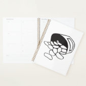 Gemorste Bonen Zwart en Wit Omlijning Planner (Display)