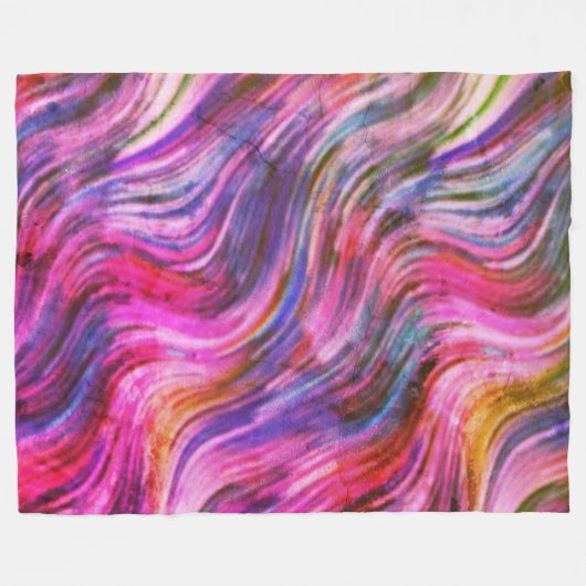 gemorste inkt fleece deken (Voorkant (Horizontaal))