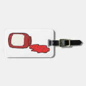 Gemorste Jam Schattigee Rode Jelly Jar Bagagelabel (Voorkant horizontaal)