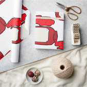 Gemorste Jam Schattigee Rode Jelly Jar Cadeaupapier