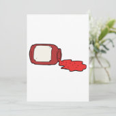 Gemorste Jam Schattigee Rode Jelly Jar Kaart (Staand voorkant)